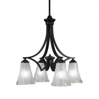 House Of Hampton Kincannon 3 Light Unique Statement Square Rectangle Chandelier Wayfair
