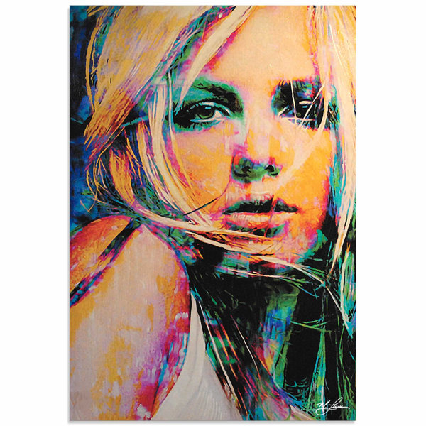 Metal Art Studio Britney Spears Snow Blind By Mark Lewis