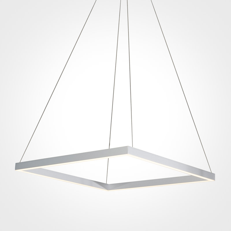 geometric led chandelier