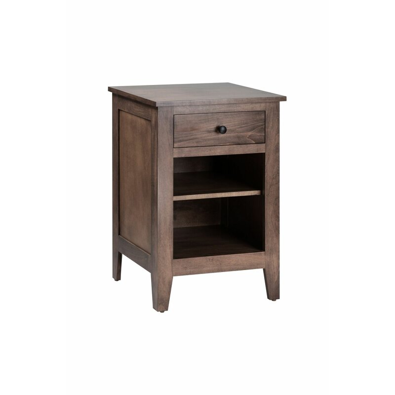 Millwood Pines Mccalla 1 Drawer Nightstand Wayfair Ca