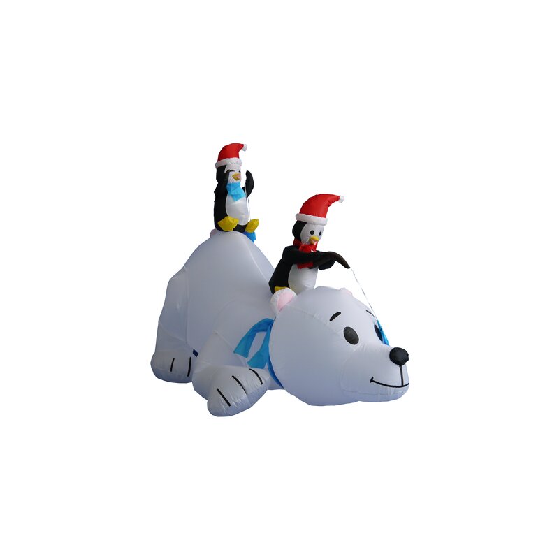 inflatable christmas bear