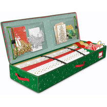 christmas gift wrap organizer