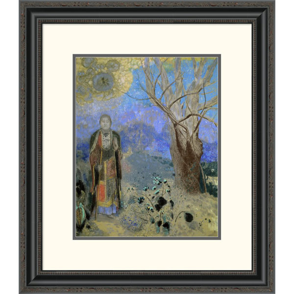 Global Gallery The Buddha By Odilon Redon Framed Painting Print