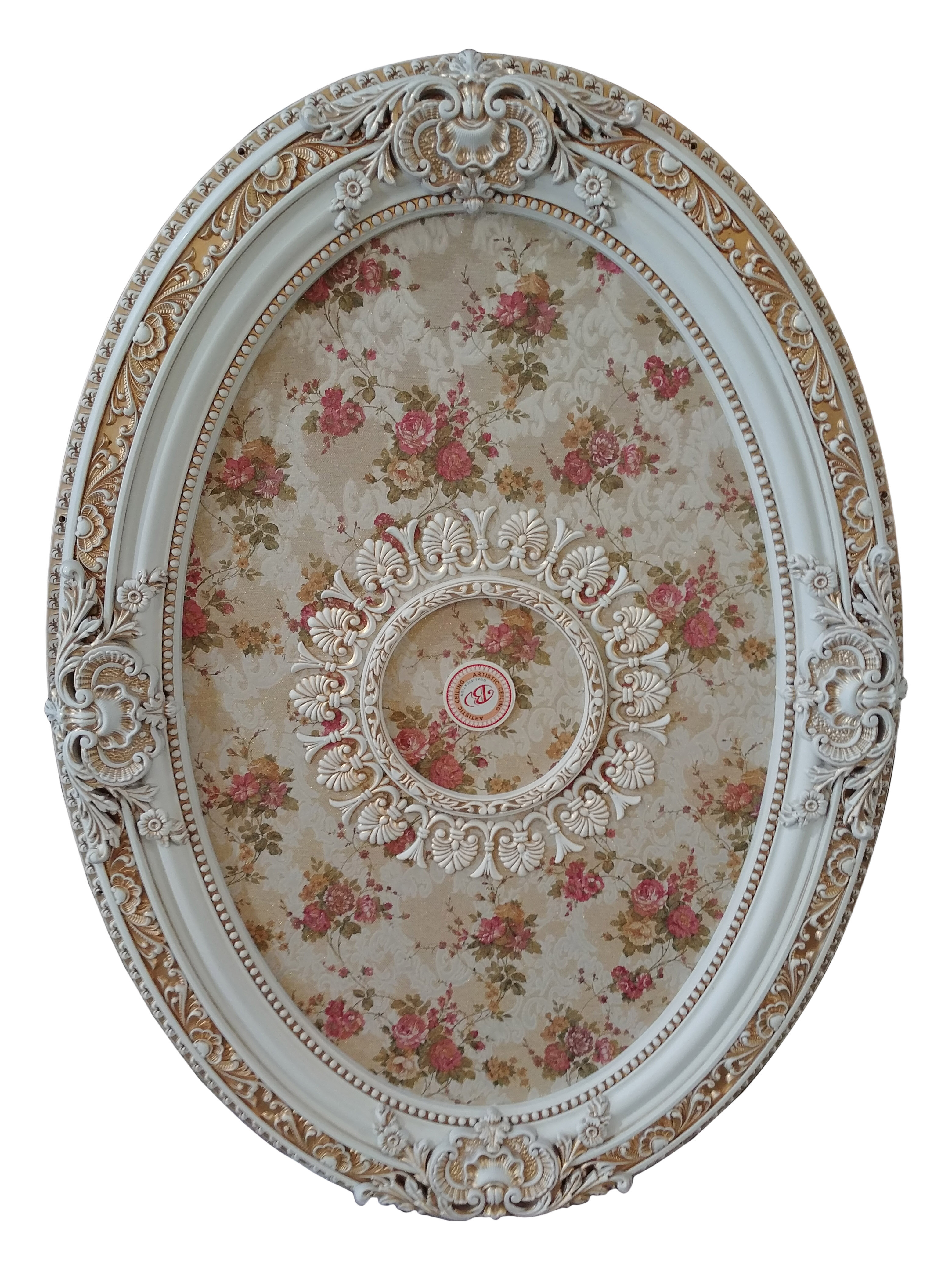 Art Frame Direct French Foliate Oval Chandelier Ceiling Medallion