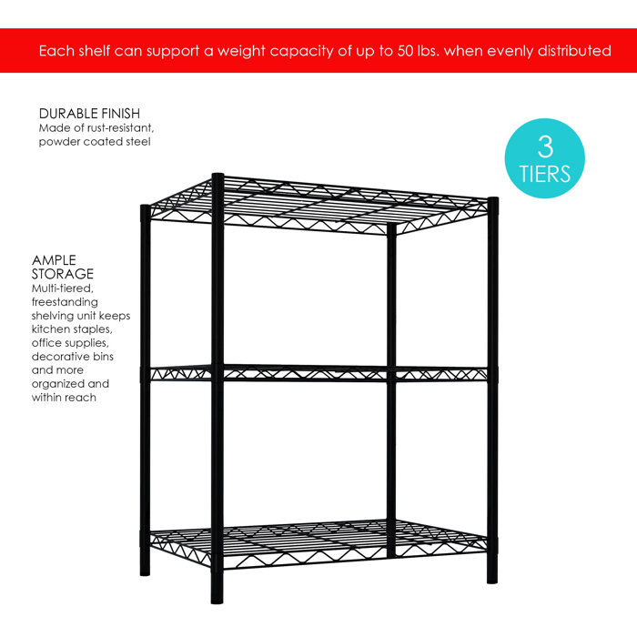 Wfx Utility Three Shelf 32 H X 21 W Shelving Unit Reviews
