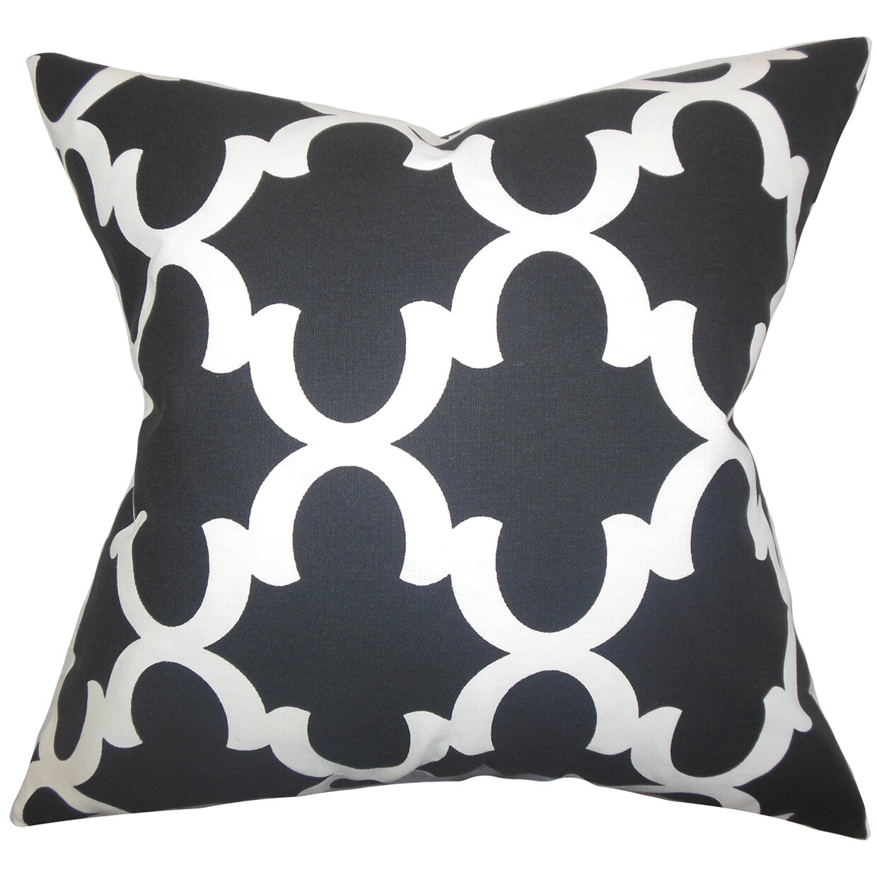 The Pillow Collection Riley Square Cotton Pillow Cover & Insert | Wayfair