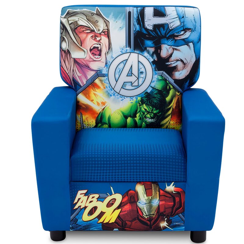 Delta Children Marvel Avengers High Back Upholstered Kids Chair Reviews Wayfair