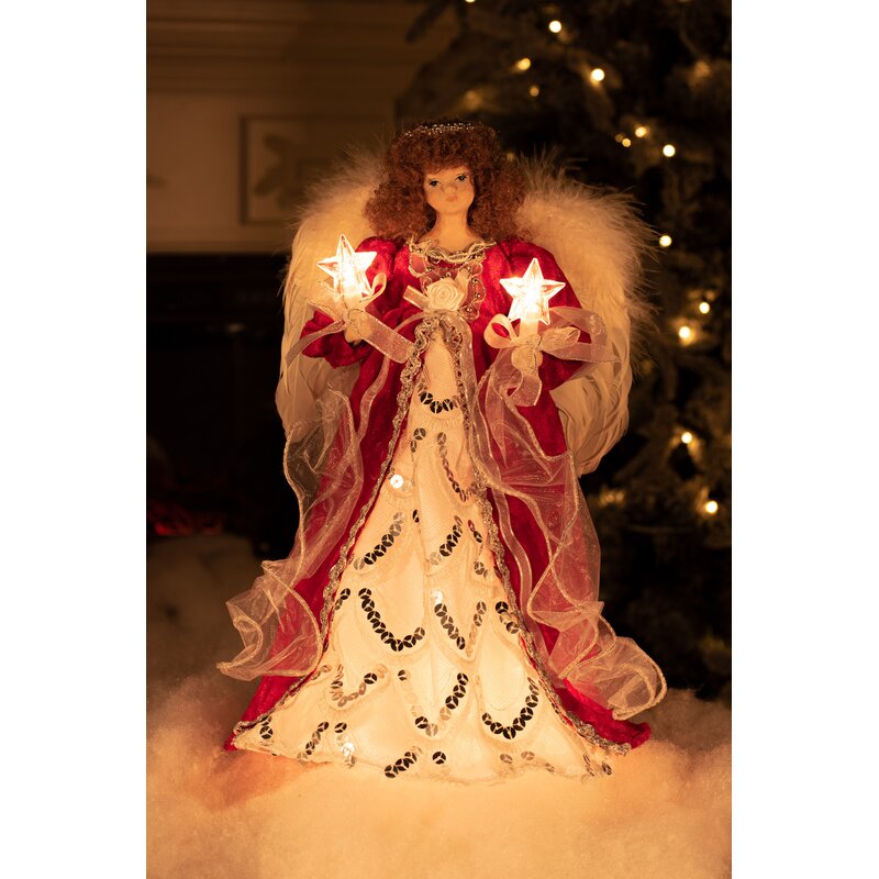 The Holiday Aisle® Angel Tree Topper &amp; Reviews | Wayfair