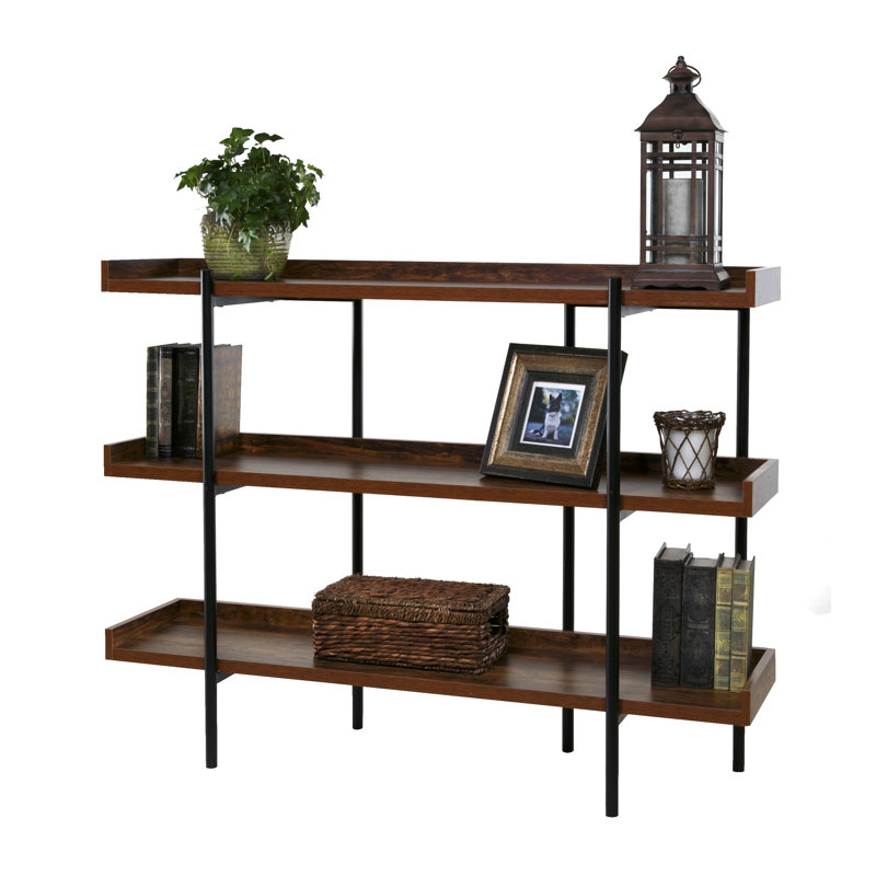 Gracie Oaks Calona Modern Etagere Bookcase Reviews Wayfair Calona Modern Etagere Bookcase