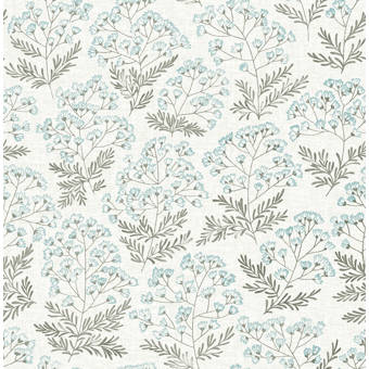 Bay Isle Home Tadcaster Ferns 120 L X 25 W Peel And Stick Wallpaper Panel Wayfair