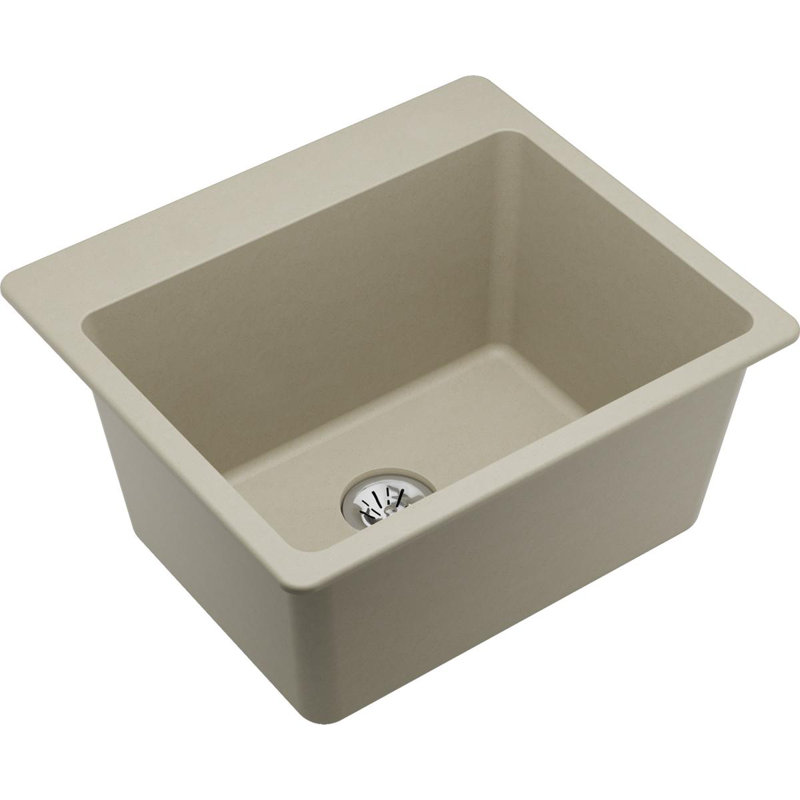 Elkay Quartz Classic 25 L X 22 W Drop In Laundry Sink With Perfect Drain Wayfair