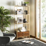 Drawer Equipped Bookcases Bookshelves Joss Main