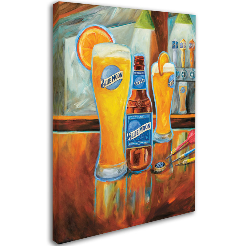 Miller Coors Darts By Blue Moon Painting Print On Wrapped Canvas