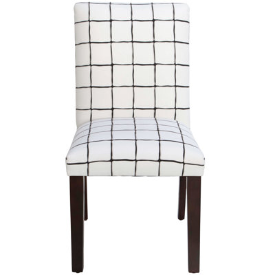 Cheeseman Check Parsons Chair Brayden Studio