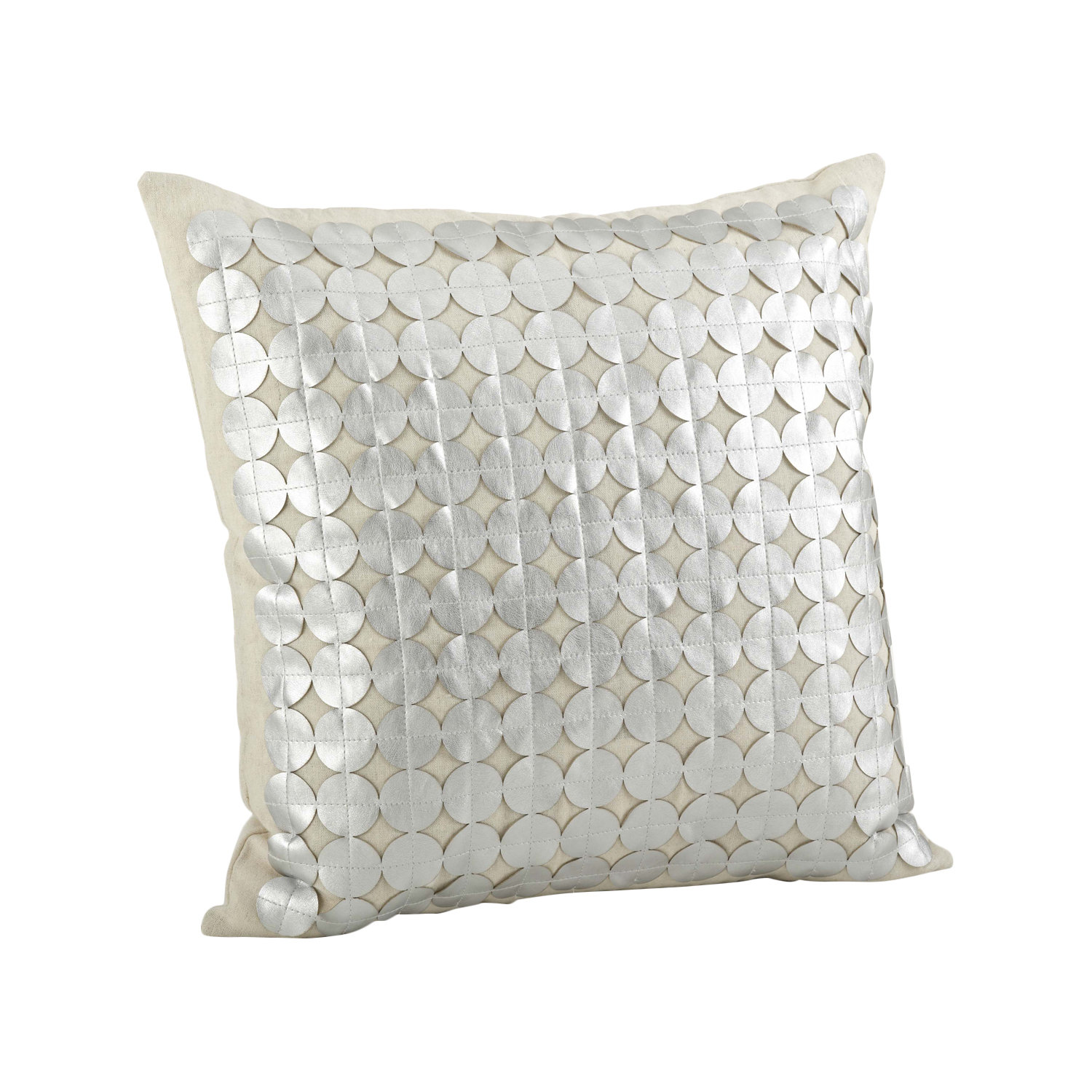 Mercer41 Pollitt Circle Cutwork Cotton Throw Pillow Reviews