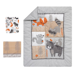 fox baby crib set
