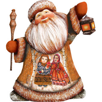 G Debrekht Masterpiece Signature Guarded Kids Father Frost Santa Figurine Wayfair