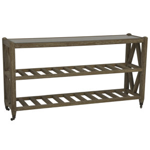 Sarreid Ltd Brussels Wall Console Table with Caster Sarreid Ltd Brussels Wall Console Table with Caster
