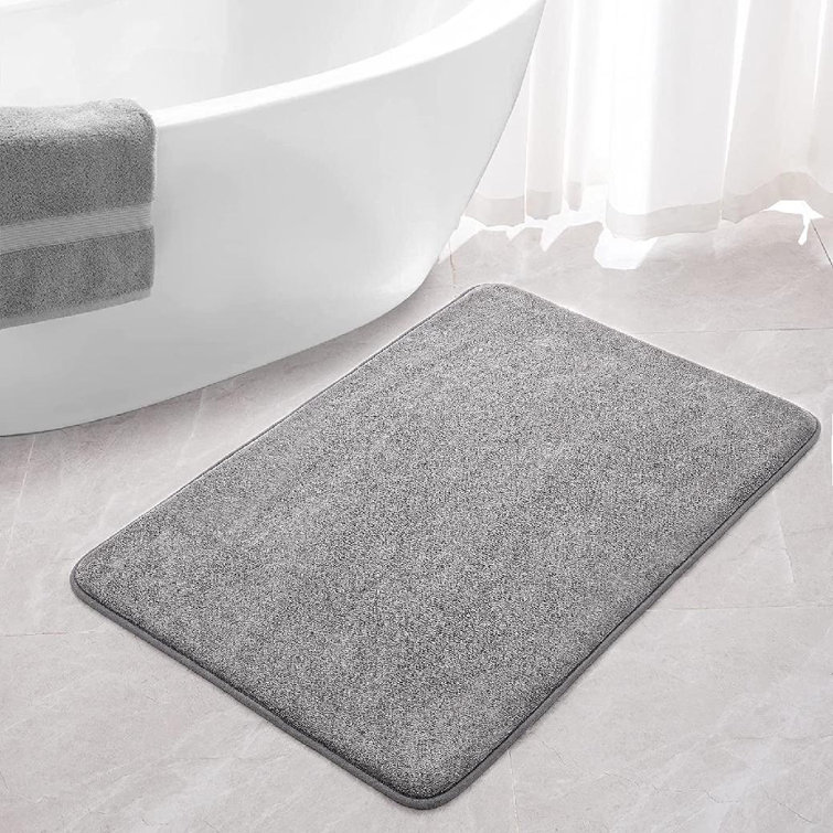 Memory Foam Bath Mat Rugs, Non Slip Ultra Soft Bathroom Rugs,Absorbent Cozy  Shower Bath Runner Rug, Luxurious Cushioned Carpet For Bathroom Kitchen ...