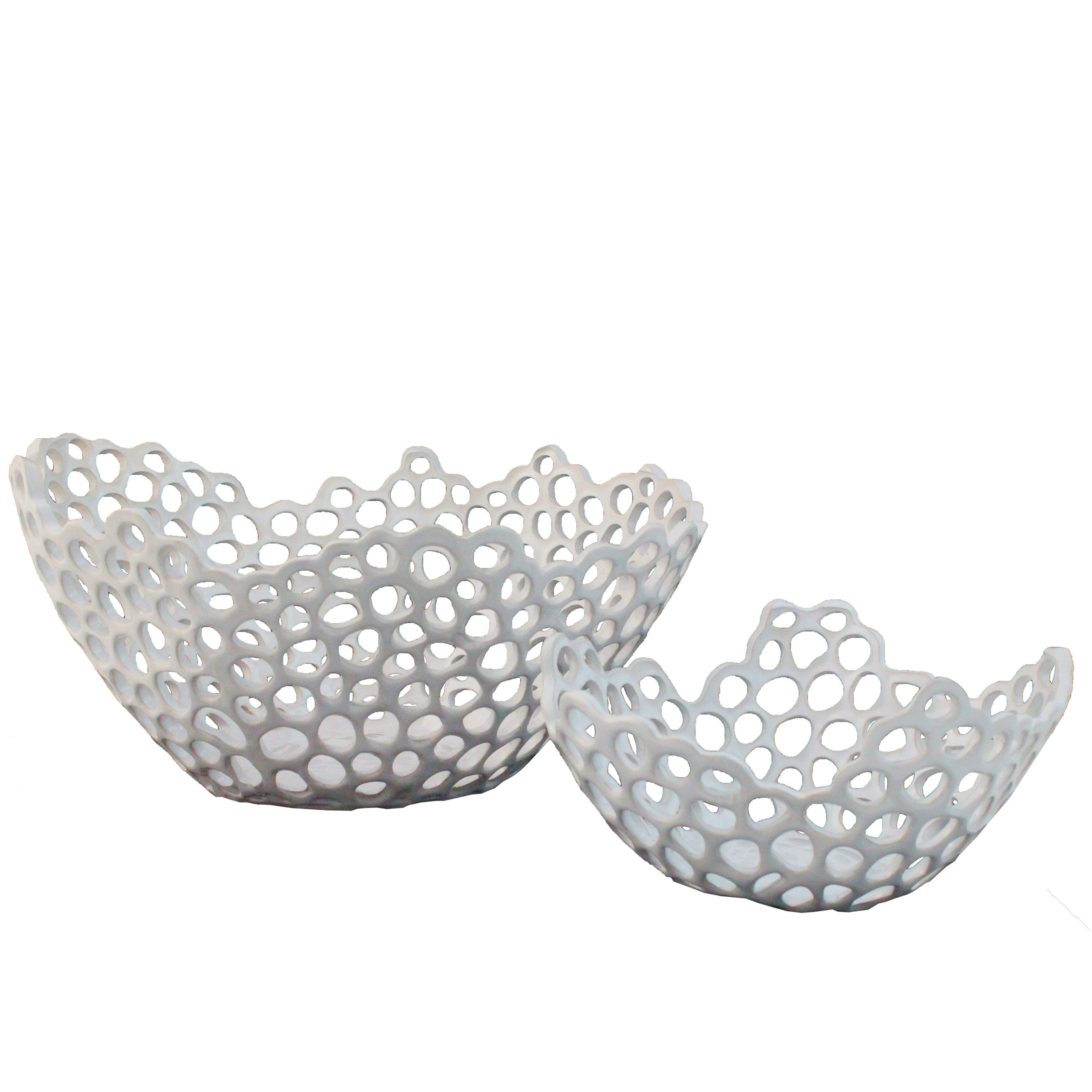 Selectives Ceramic Decorative Bowl Set of 2 & Reviews Wayfair