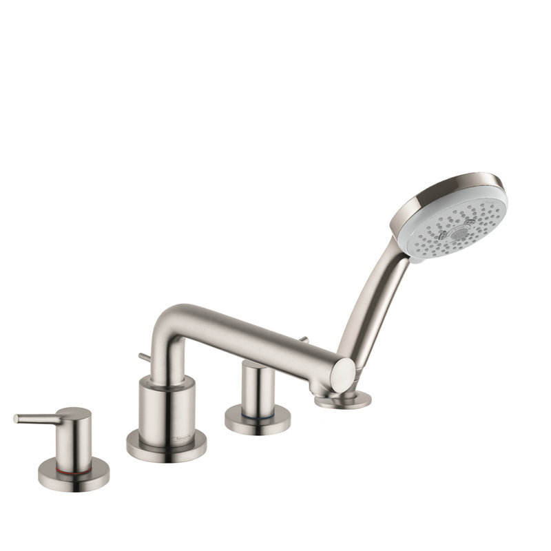 Hansgrohe Talis S Double Handle Deck Mounted Roman Tub Faucet Trim With Diverter And Handshower Perigold