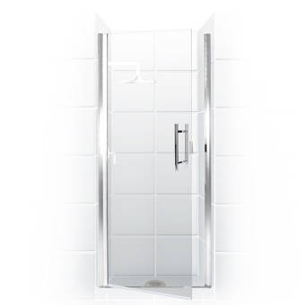 Coastal Industries Legend Neo Angle Series 54 X 70 Hinged Framed Shower Door Wayfair