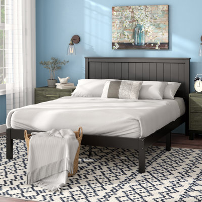 Aalke Solid Wood Platform Bed