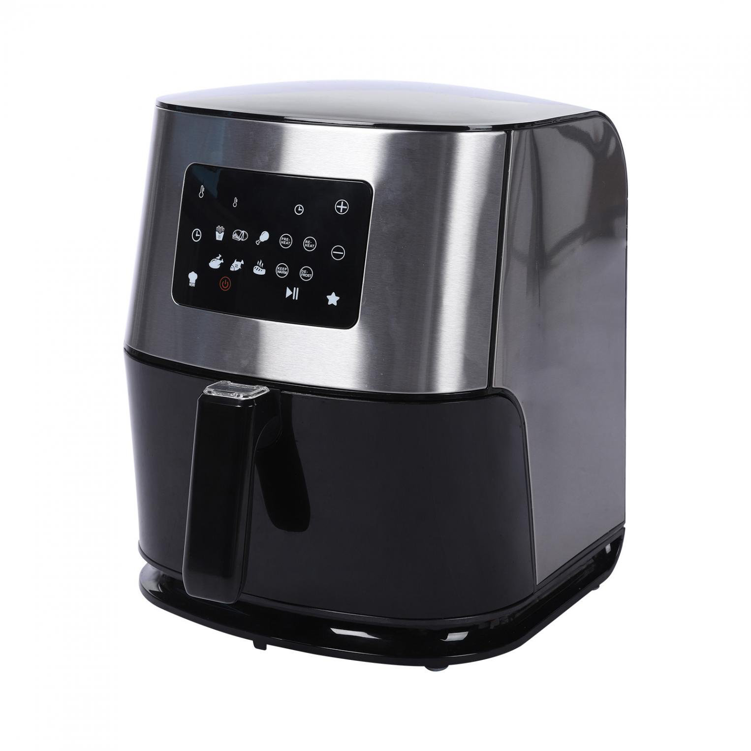 Temperature Control Auto Shut off & Timer LCD Digital Display Screen White Super Deal 3.7Quart Electric Air Fryer w/ 8 Cooking Presets Temperature Control Auto Shut off & Timer LCD Digital Display Screen White Super Deal 3.7Quart Electric Air Fryer w/ 8 Cooking Presets
