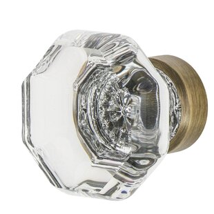 Tahari Crystal Door Knob Round Ribbed Set Silver Chrome Accent Luxury Designer