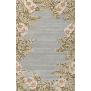 Arsos Hand-Tufted Gray/Green Area Rug