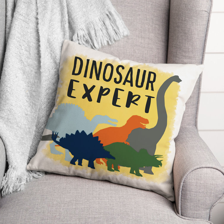 dinosaur decorative pillow