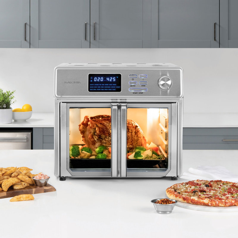Kalorik 26 Quart Digital Air Fryer Oven Stainless Steel The Maxx Reviews Wayfair