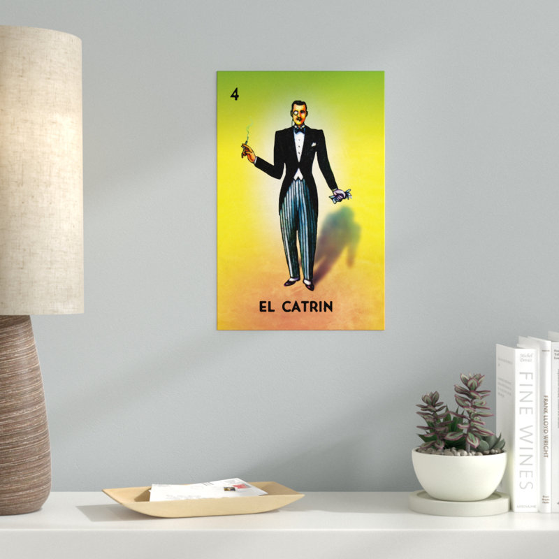 Ebern Designs El Catrin Gentleman Graphic Art Print On Canvas Wayfair