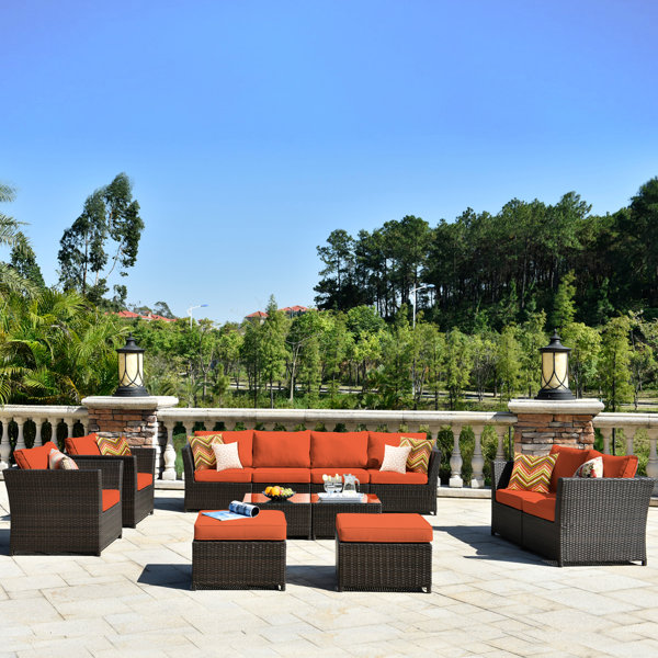 Burnt Orange Patio Furniture Wayfair Ca