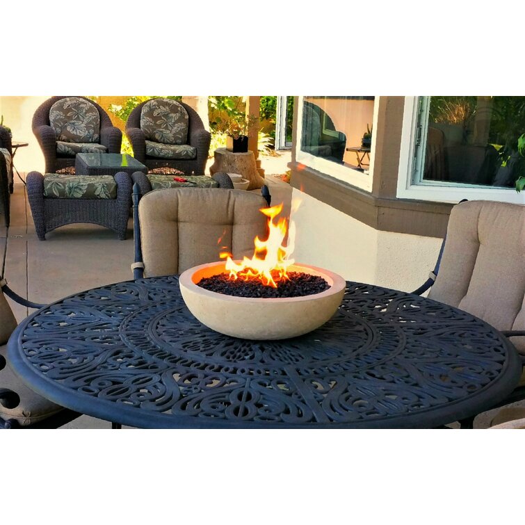 Fire Topper Stone Propane Outdoor Tabletop Fireplace Reviews Wayfair