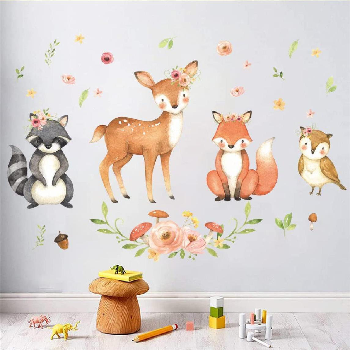 Zoomie Kids Cartoon Animal Wall Decal | Wayfair Zoomie Kids Cartoon Animal Wall Decal | Wayfair