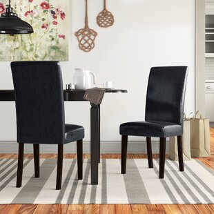 2 Modern Dining Chairs Dining Room Chair Table Faux Leather Furniture Cozy Grey 