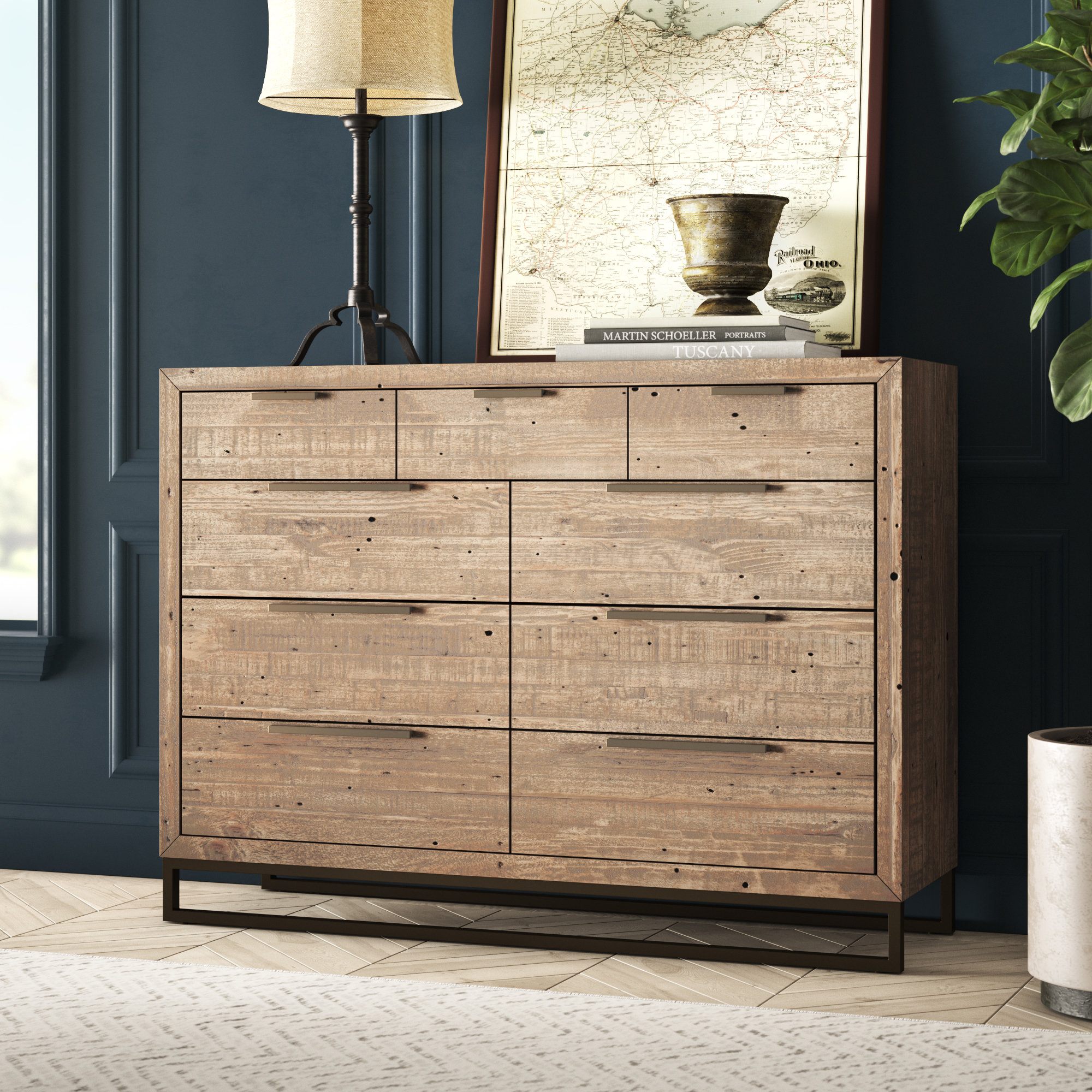 Greyleigh Glenda 9 Drawer Double Dresser Reviews Wayfair