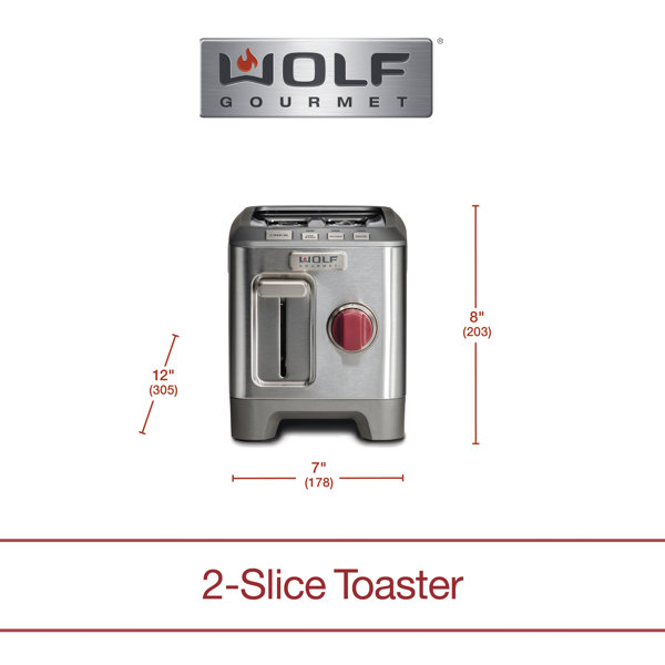 wolf 2 slice toaster