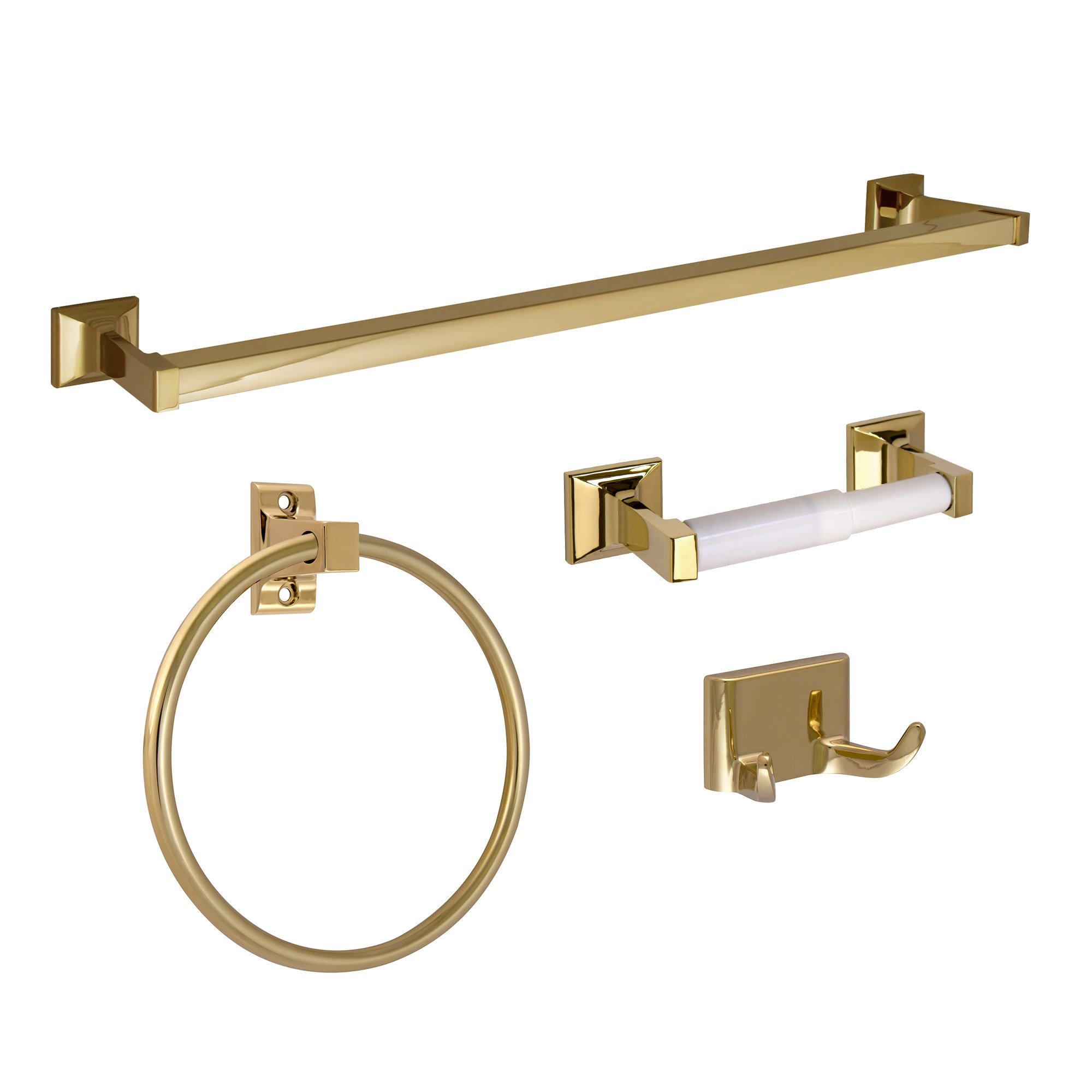 Mercer41 Chertsey 4 Piece Bathroom Hardware Set Reviews Wayfair