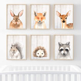 fox themed baby nursery