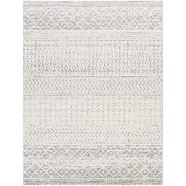 Union Rustic Alexsey Checkered Kilim Area Rug in Gray | Wayfair