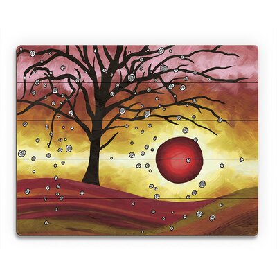 'Edge of the Sunset Omega' Print of Painting on Wood Click Wall Art Size: 20