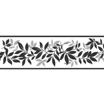 Wallpops 16 3 X 4 9 Leaf Trail Peel And Stick Border Wallpaper