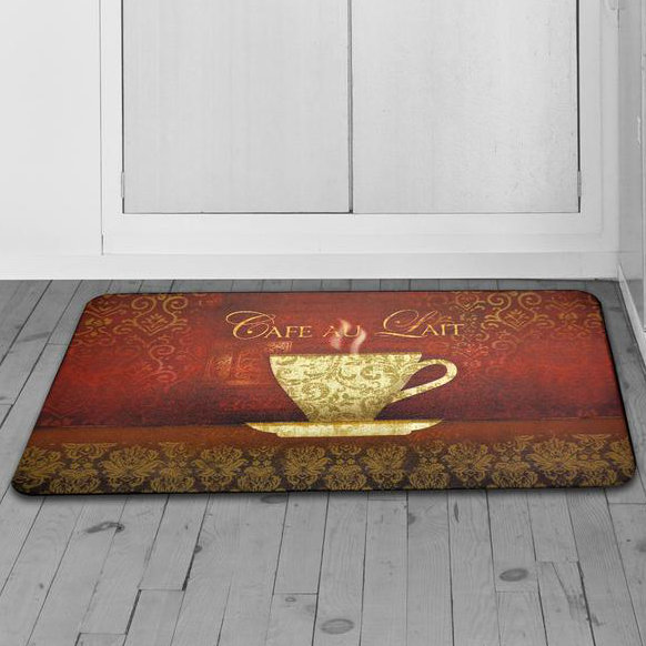 Red Barrel Studio Chilton Oversized New Coffee Kitchen Mat