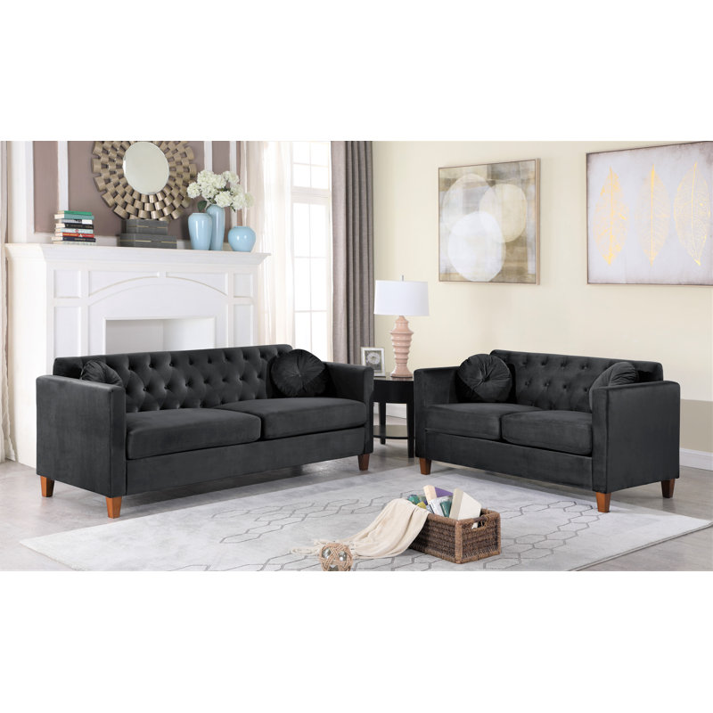Rashid 2 Piece Standard Living Room Set