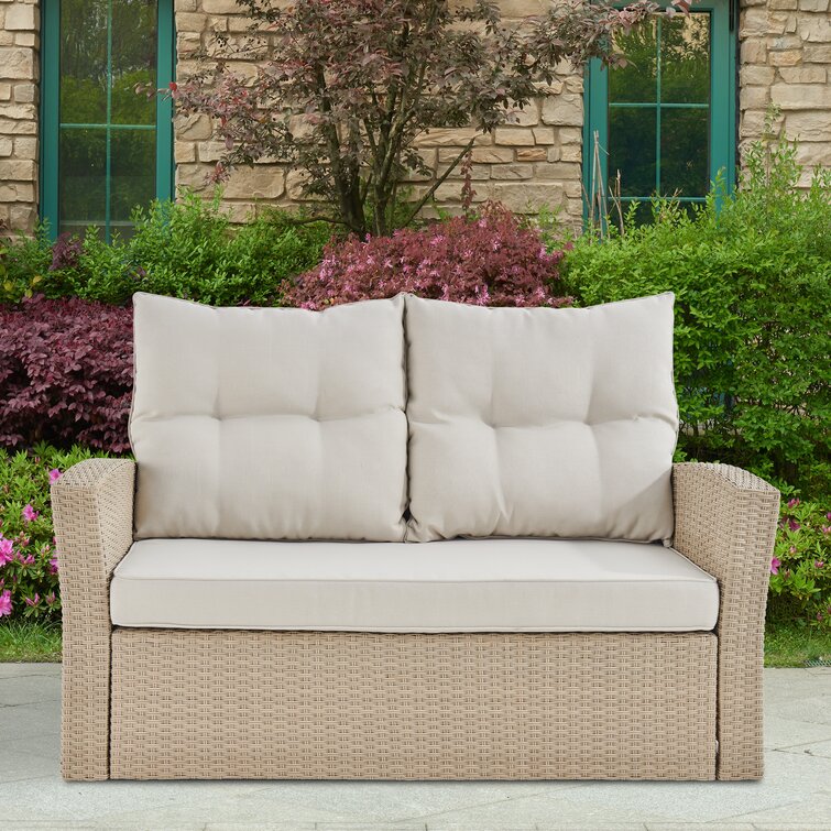 small outdoor loveseat cushions