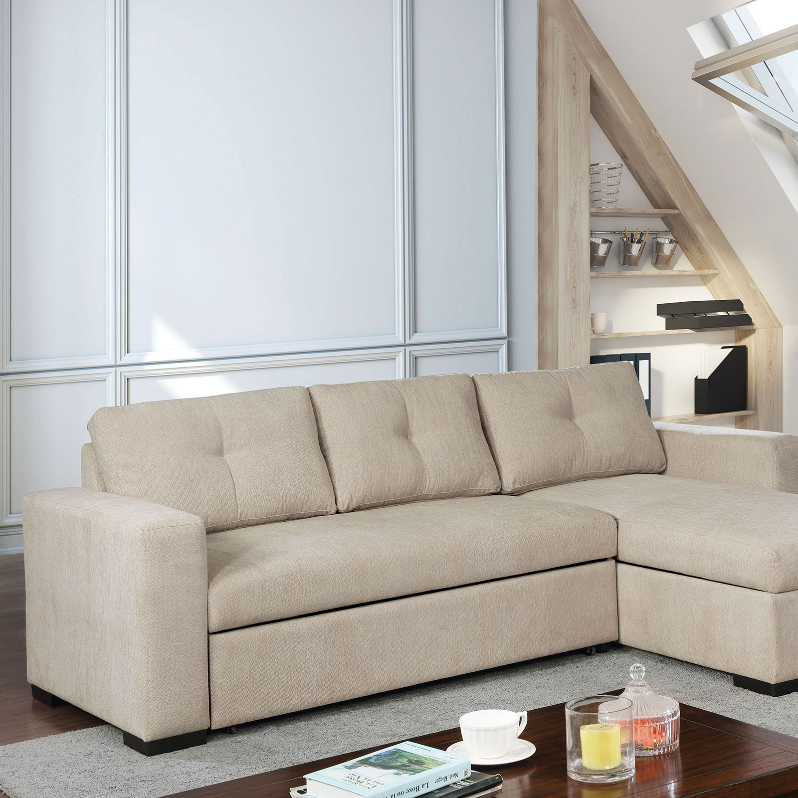 Latitude Run Arquilla Right Hand Facing Sleeper Sectional Wayfair