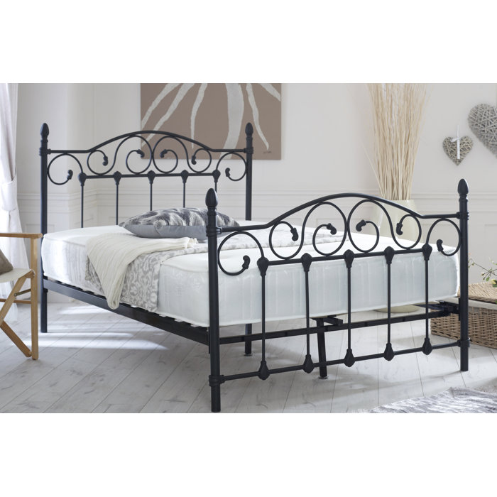 Seville Ornate Scrolled Metal Double Bed Frame