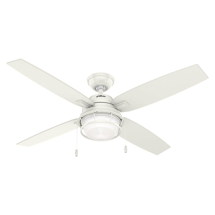 Hunter Fan 52 Ocala 4 Blade Outdoor Ceiling Fan Light Kit